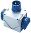 ADATTATORE DOPPIO SPINA BLU-PRESA BLU FME 2P+T 16A IP44