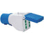 ADATTATORE SPINA BLU-16A BIPASSO DOPPIA FME 2P+T 16A IP44