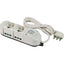 MULTIPRESA BIPASSO + SCHUKO + INT.LUM RETAIL FME BIANCO POSTI 6 2P+T 16A N°XMMQ 3X1,0 MT 1,5