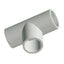 TEE IP40 X TUBO RIGIDO PVC GRIGIO MM 25