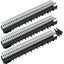 CANALETTA + GRIGLIA KIT PLASTICA ACCIAIO CM 13X100 H.CM 5 CF=KT 3
