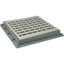 CHIUSINO GRIGLIATO X POZZETTO DERIVAZIONE PLASTICA CM 30X30 + TELAIO