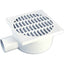 CHIUSINO SIFONATO LATERALE PLASTICA CM 11,5X11,5 H.CM 7 MM 50