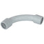 CURVA 90° IP65 X TUBO RIGIDO PVC GRIGIO MM 16