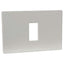 PLACCA COPRIFRUTTI VENUS MARLANVIL RESINA AVORIO POSTI 1 MM 115X80
