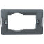 SUPPORTO FRUTTI ARC MARLANVIL PC NERO POSTI 1+SCHUKO