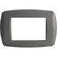 PLACCA COPRIFRUTTI MILLENIUM MARLANVIL GRIGIO GLITTER POSTI 3 MM 122X83