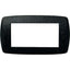 PLACCA COPRIFRUTTI MILLENIUM MARLANVIL NERO FLASH POSTI 4 MM 150X83