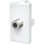 CONNETTORE F TV SAT DIRETTO ABM BIANCO