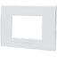 PLACCA COPRIFRUTTI ABL BIANCO POSTI 3 MM 120X85