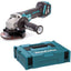SMERIGLIATRICE ANGOLARE BATTERIA DGA513ZJ MAKITA VOLT 18 MM 125 SOLO CORPO MACCHINA + VALIGIA