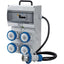 QUADRO DISTRIBUZIONE BLU KEY BOX 2 FME PRESE CEE BLU X4 MM 210X335 H.MM 110
