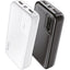 POWER BANK + LED LOSTECH NERO/BIAN MAH 20000 PRESA TYPE C-MICRO USB USC.USB