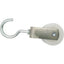 CARRUCOLA NYLON + GANCIO SELF INOX D.MM 40
