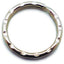 ANELLO PORTACHIAVE GOFFRATO SELF ACCIAIO NICHELATO MM 25 CF=PZ 2