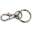 MOSCHETTONE PORTACHIAVE MINI PRONTY ZAMA NICHELATA + GIVOLARE+ANELLO MM 45