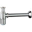 SIFONE CR A BOTTIGLIA TEA OTTONE CROMATO 1" CANNA CM 25
