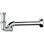SIFONE CR A P ISPEZIONE POSTERIORE TEA OTTONE CROMATO 1"1/4 CANNA CM 25