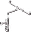 SIFONE PP SALVASPAZIO 2 VASCHE + 1 ATTACCO BIANCO MM 40 1"1/2