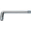 BRACCIO DOCCIA EFFE ACCIAIO INOX 1/2M MM 10 CM 30