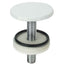 TAPPO COPRIFORO SANITARI OTTONE BIANCO MM 50 CF=PZ 2