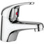 MISCELATORE LAVABO PARIGI EFFE OTTONE CROMATO PILETTA 1"1/4