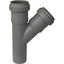 BRAGA SCARICO IDRICO AD INNESTO PP GRIGIO MM 90 45°