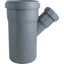 BRAGA RIDOTTA SCARICO IDRICO AD INNESTO PP GRIGIO MM 90/40 45°