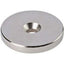 BOTTONE MAGNETICO AL NEODIMIO FORATO D.MM 15 H.MM 2