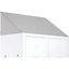 TETTO X ARMADIO SPORCO PULITO INCLINATO PROMETAL VERN GRIGIO POSTI 1 MM 360X350