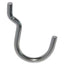 GANCIO UNCINO ACCIAIO X PANNELLO ESPOSITIVO CROMATO N° 3 MM 25X37