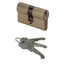 CILINDRO SAGOMATO 0G300 HAND CISA OTTONE CHIAVI 3 CAMMA DIN MM 100 30+70