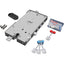 SERRATURA METALLO APPLICARE 2431 SECUREMME DM+F.SAGOM M4 TRIPL+SCR IP.MM 28 E.MM 63 DX/SX