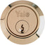 CILINDRO ESTERNO STACCATO Y220 YALE OTTONE CHIAVI 3 MM 90 MAX