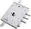 SERRATURA METALLO APPLIC 898571GRL GARDESA MOTTURA F.SAGOM M2 TRIPL+SCR IP.MM 37 E.MM 89 DX
