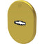 MOSTRINA PORTA BLINDATA 4301 SECUREMME DM OTTONE LUCIDO MM 82X62