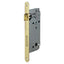 SERRATURA PATENT B.TONDO OTTONATO 595 AGB DOPPIO Q. I.MM 90 F.MM 22 E.MM 50