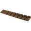 SPESSORE GRADUATO X MOBILE PLASTICA MARRONE MM 1/8 MM 20X100 CF=PZ 150