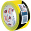 NASTRO SEGNALETICO ADESIVO 350 GN EUROCEL PVC GIALLO/NERO MM 50 ML 66