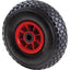 RUOTA PNEUMATICA X BRAVETTA MOZZO CENTRATO WORKIT 3.00X4" DISCO PLT MOZZO MM 75 F.MM 20 + PFU