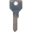 CHIAVE PIATTA 10701 5 SPINE HAND CISA OTTONE NICHELATO