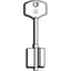 CHIAVE DOPPIA MAPPA POTENT 5PT2 SILCA OTTONE NICHELATO