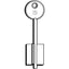 CHIAVE DOPPIA MAPPA MASTER SAFE MIA 5MS3 SILCA OTTONE NICHELATO