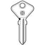 CHIAVE AUTO SAFE GIOBERT AF4B SILCA ACCIAIO NICHELATO