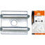 PIASTRINA FERMASCHIENALI SELF WORKIT ZINCATA MM 18X22 CF=PZ 18
