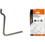 GANCIO UNCINO ACCIAIO SELF WORKIT X PANNELLO ESPOSITIVO CROM N° 6 MM 38X53 CF=PZ 10