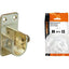 REGGITUBO ARMADIO OVALE LATERALE SELF WORKIT ZAMA OTTONE LUCIDO TUBO MM 30X15 CF=PZ 2