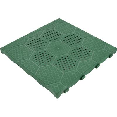 PIASTRELLA AUTOBLOCCANTE PP VERDE CM 40X40 H.CM 2,5