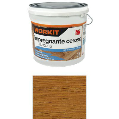 IMPREGNANTE CEROSO ACQUA WORKIT CASTAGNO LT 2,5 Immagine principale del prodotto