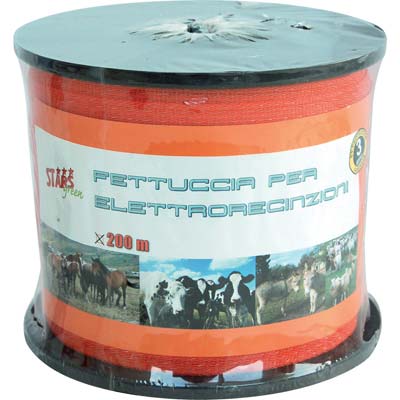 FETTUCCIA ELETTRORECINZIONE STARS FILI ACCIAIO INOX  6 MM 20 MT 200 Immagine principale del prodotto